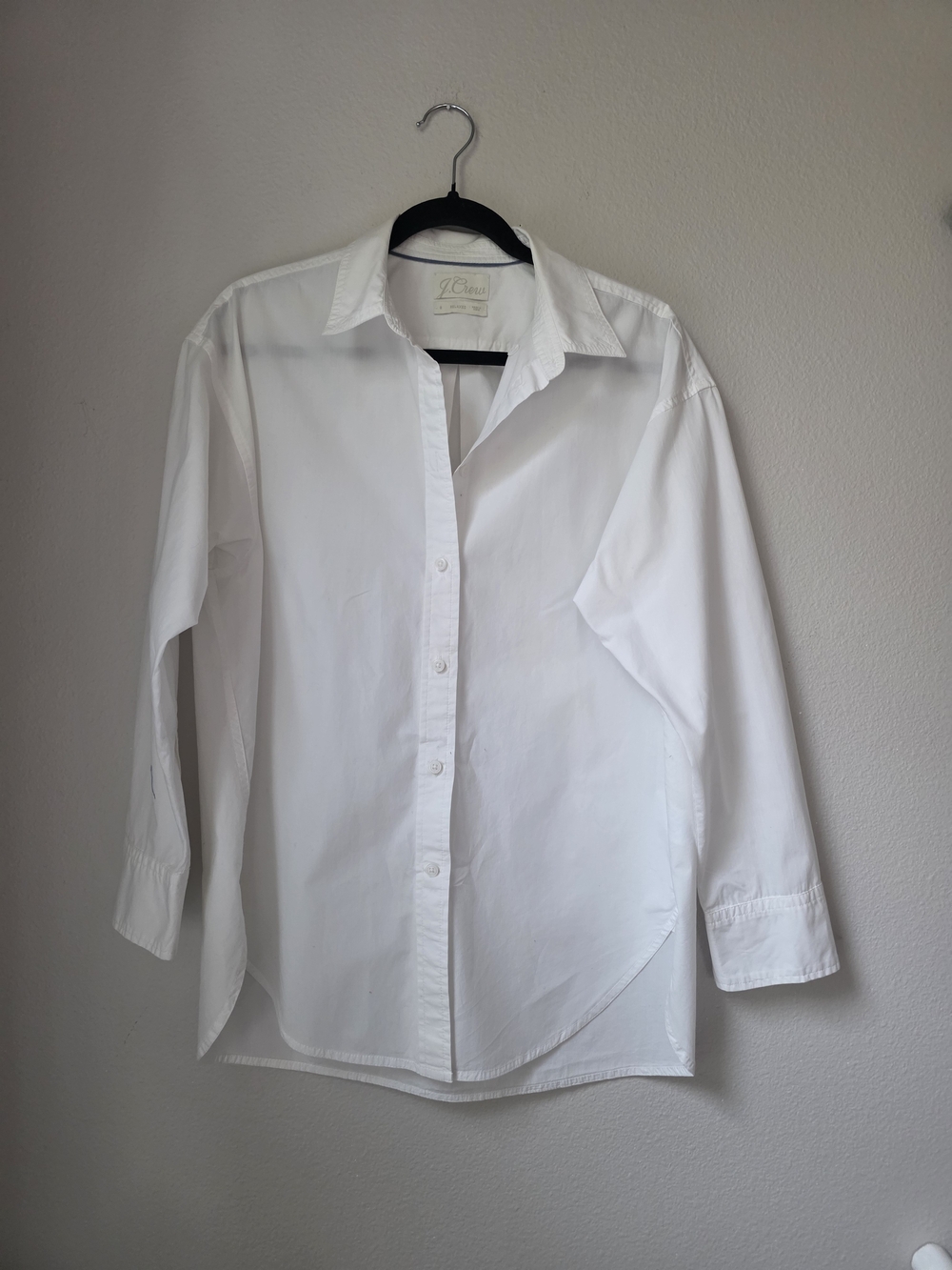 J. Crew White Women's Button-Down Dress Shirt